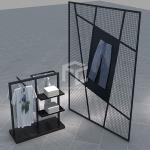 Clothing Displays Racks Cloth Hanger Stand For Showroom Melamine Board ODM