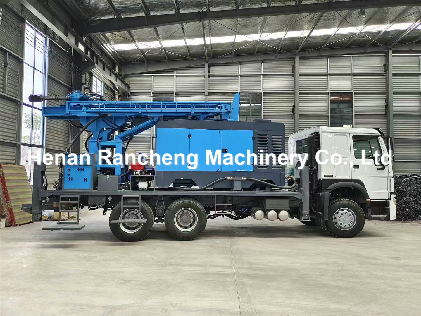 400m Depth Water Well Drilling Rig Equipment 132KW Cummins Engine