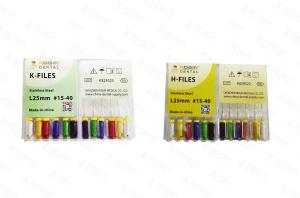 Wholesale K Files Endodontics Stainless Steel Dental Endo Files , Endodontic Hand Files For Explore Root Canal Dental Endo Files from china suppliers