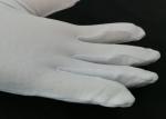 Bleached White Lint Free Gloves 23g / Pair Weight 100D Yarn Good Moisture