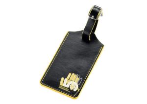 Wholesale IMEGA PU Leather Travel Luggage Tag Rectangle Customized Personalized Baggage Tag from china suppliers