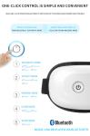 5V/3.4W Power Eye Massager with 3 Massage Modes and 3 Intensity Levels