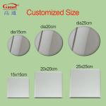 Home Decor Adhesive Wavy Full Length Frameless Glass Mirror for Living Room 80cm