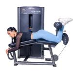 Steel Prone Leg Curl Gym Fitness Machine Seated Body Building Pin Load Selection