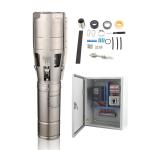 TUV 10hp Submersible Water Pump DC Inverters High Pressure Water Pump