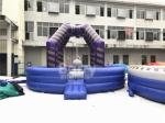 Last Man Standing Inflatable Interactive Games , Purple Outdoor Playground