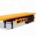 Steel 40ft 3axle Flatbed/Skeletal Container Trailer Made in Electric Brake