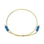 45 deg Bent Boot Sleeve Patch Cords Single mode Simplex Fiber Optic Patch Cord