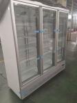 Under unit Convenience three glass doors Refrigerated stereoscopic display