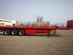 CIMC 3 axles 40ft 12500*2500*1500mm 70 ton capacity 8-12 sets twist lock Flatbed