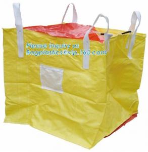 China Polypropylene Woven FIBC Jumbo Bags , Plastic Jumbo Bag Building Material FIBC Bulk on sale
