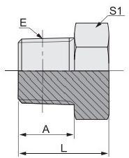 OEM Hydraulic Tube Fitting BSPT Male Plug 4t Hydraulic Tube Fitting