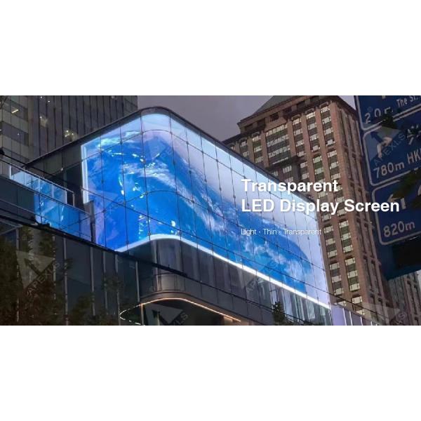 SMD1212 SMD1515 Transparent LED Display Screen Clear LED Screen