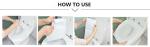 1ply PE Film Disposable Toilet Seat For Healthcare Hygienic
