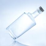 Collar Material Glass 750ml Twist Shape Glass Bottles for Clear or Customized