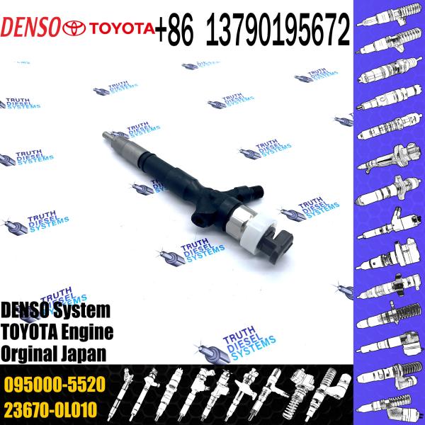 23670-0L010 diesel fuel injector for 095000-5520 For 0950005520 TOYOTA HILUX 2KD