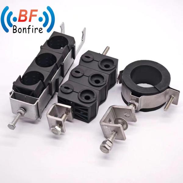 Telecom Feeder Cable Clamp Quantity Trial Order Accepted 0.410kg Package Gross