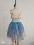 Children Ballet Dancewear Blue And White Color Stock Supply Type