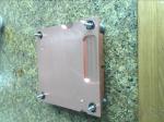 Skived OEM Brass Heatsink, Skiving Fin Heat Sink Copper Cu1100 CNC Copper Block