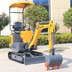 China 1.2Ton Portable Mini Excavator Machine Multifunctional With Attachment on sale
