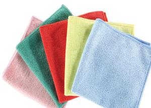 Wholesale Customer Logo Microfiber Terry Towel Universal Cleaning Cloth For Bathroom from china suppliers