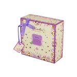 2mm Candle Paperboard Packaging Box With Ribbon Bow Ribbon Handle