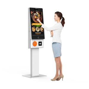 Buy cheap Self Ordering Kiosk With POS Terminal For Restaurant And Store, Fast Food Order from wholesalers