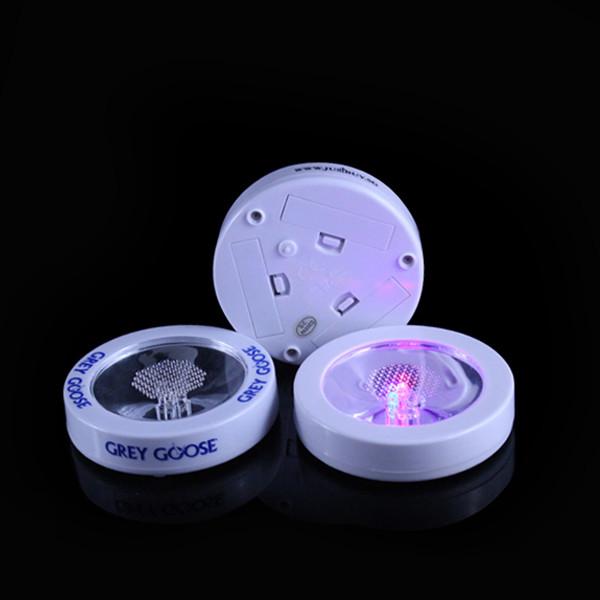 G-sensor Round LED Acrylic Coaster For Table Centerpieces, Weddings, Birthdays,