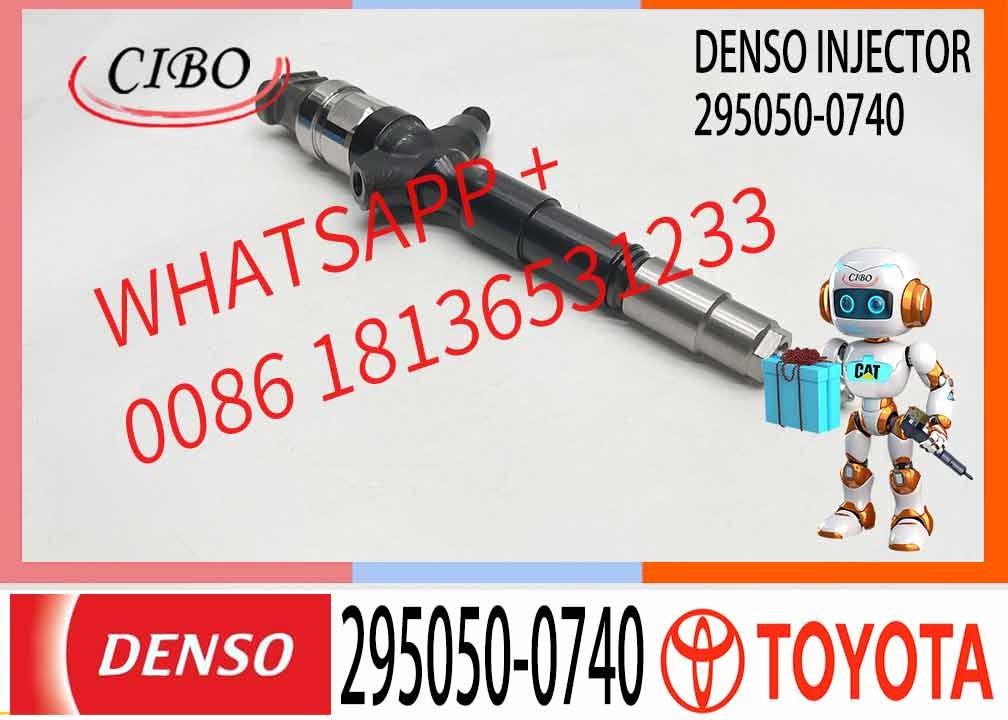 High Quality Common Rail Injector Is Used For Toyota 295050-0740 23670-30420 295050-0620