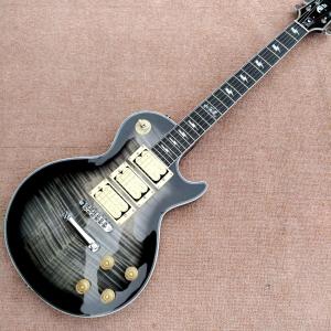 Wholesale New high-quality custom LP electric guitar with Humbucker*3 pickups, Ebony fingerboard Flame Maple Top guitar, free ship from china suppliers