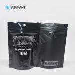 Zipper Top Sealing Mylar Bags Smell Proof 7g 28g 1oz Printed Matte Glossy