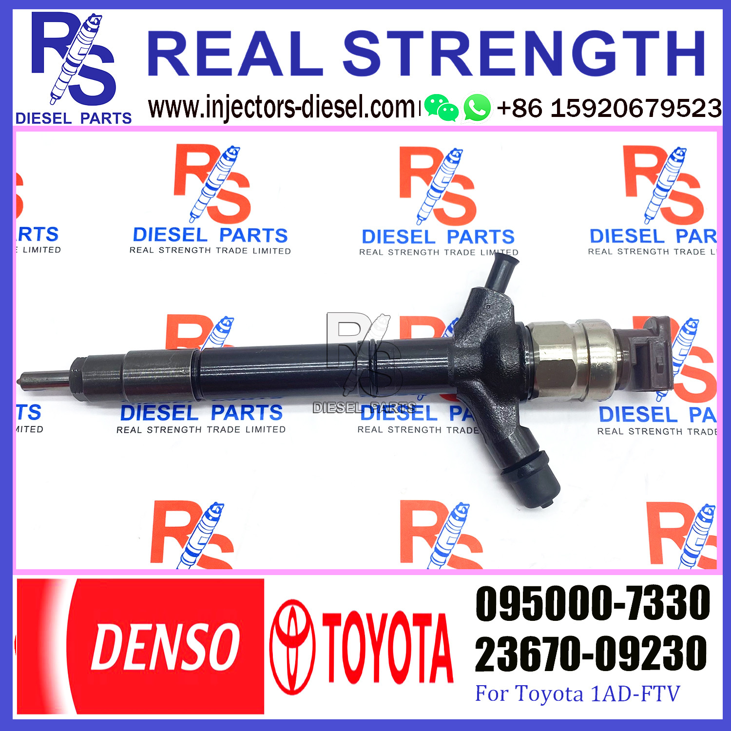 Common Rail Fuel Injector 095000-7690 095000-7680 095000-7320 095000-7330 095000-6680 095000-6970 for Toyo-ta RAV 4