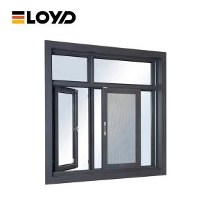 Wholesale Waterproof Tempered Glass Aluminium Double Sliding Windows Security Locks from china suppliers