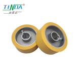 Profile Wrapping Machines Rubber Feed Roller Silicone Rubber Wheel Customised