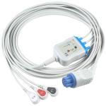 For Datex Ohmeda Compatible Direct-Connect ECG Cable and leadwires 3Lead AHA