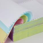 CB/CFB/CF 50/55/62/75 NCR Paper For Laser Printers White Pink Yellow Blue Green