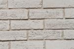 SGS White Faux Art Veneer Cultured Stone Brick 60x200mm