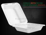 microwave safe cute lunch box plastic food cantainers, 100% biodegradable clear