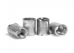 INOX Stainless Steel SUS304 Knurled Flat Round Head Rivet Nut