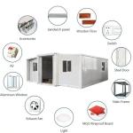 Customizable And Convenient Prefabricated Foldable Offices For Business Needs