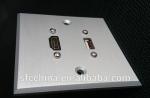 HDMI & USB aluminum alloy wall plate