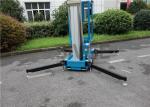 Hydraulic Aerial One Man Lift 136 kg Rated Load With 8 Meter Platform Height
