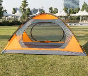 Wholesale Lightweight Aluminum Alloy Poles 2-person Waterproof Dome Shelter Tent Family Cabin Tent(HT6073) from china suppliers