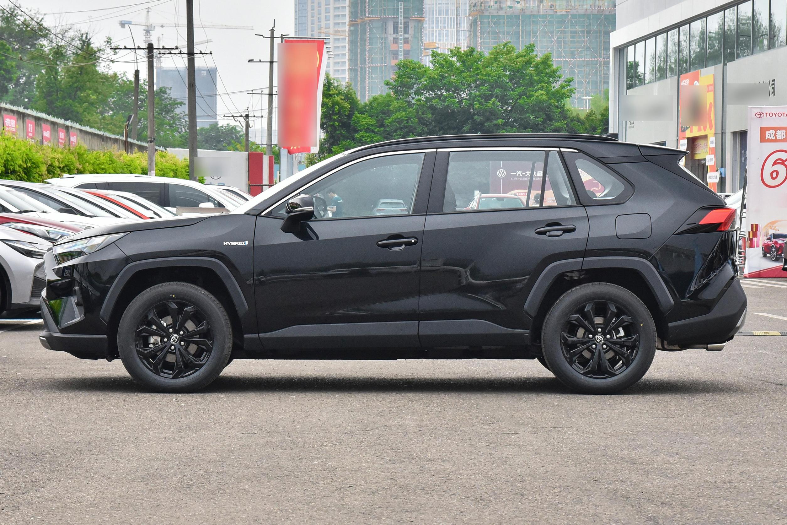 2023 To-yota RAV-4 Rongfang Twin-Engine E 2.5L 4*4 AWD Turbo with Automatic Gear Box Double Wish Bone Rear Suspension