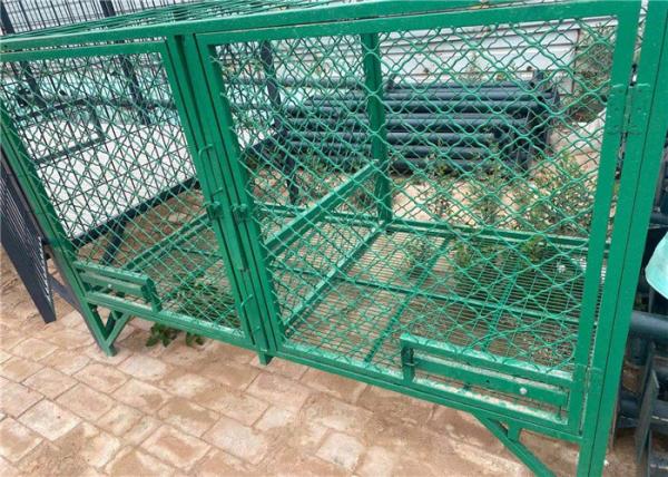 Portable Dog Friendly Large Space Wire Mesh Kennels, Customized Outdoor Pet Play