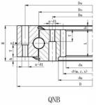 Slewing bearings Single-Row 4 Point Contact Ball Slewing Ring Bearing 1250.40