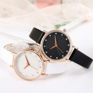 Wholesale Simple Genuine Diamond Quartz Watch Antiscratch With 12mm Width Strap from china suppliers