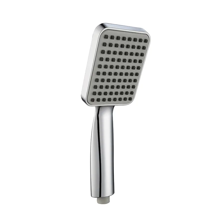 5 Square ABS Plastic Hand Shower Chrome Water Saving Handheld Shower Hotel Top Seller