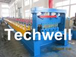 0.8 - 1.5mm Steel Metal Floor Decking Sheet Roll Forming Machine For Roof Floor