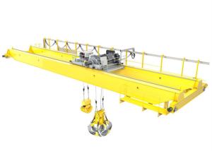 Wholesale 40t Eot Hydraulic Grab Double Beam Bridge Crane A5 A6 Working Class from china suppliers